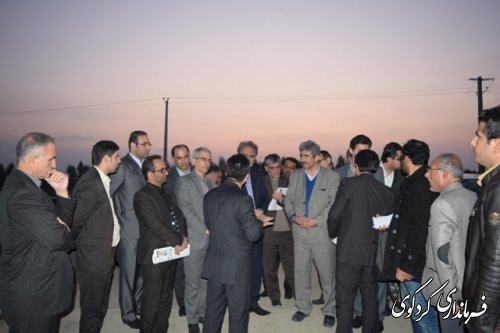 بازدید یزدانی معاون وزیر صنعت معدن و تجارت از شهرک صنعتی کردکوی