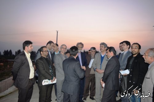 بازدید یزدانی معاون وزیر صنعت معدن و تجارت از شهرک صنعتی کردکوی