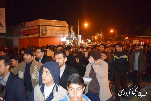 حضور فرماندار در جشن انقلاب مسجد جامع شهرکردکوی