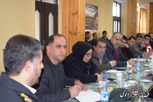 یازدهمین جلسه شورای اداری شهرستان کردکوی (گزارش تصویری )