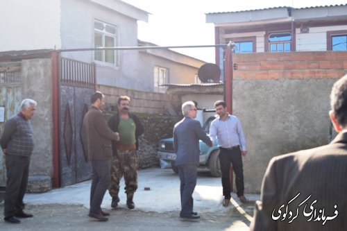 اجرای طرح شهید شوشتری در یکی از نقاط محله ولاغوز کردکوی