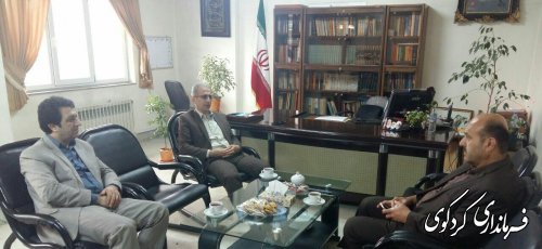 مهندس صادقعلی مقدم مدیرکل مدیریت بحران استان با جمالی فرماندار کردکوی دیدار و گفتگو کرد.
