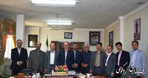 تبریک نوروزی  مدیر عامل آب منطقه ای استان و هیات همراه به فرماندار کردکوی
