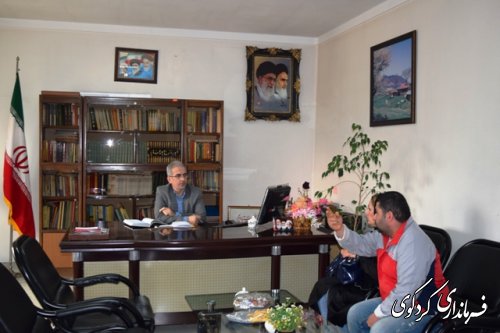 دیدار هفتگی فرماندار کردکوی با چن تن از شهروندان این شهرستان ، این هفته نیز برگزار شد .