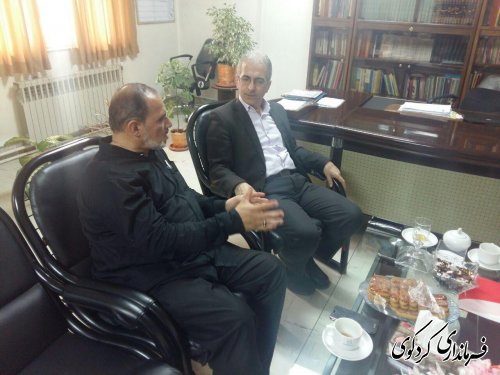 دیدار رئیس ستاد حجت الاسلام ابراهیم رئیسی با فرماندار کردکوی