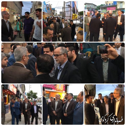 بازدید فرماندار کردکوی از ستادهای انتخاباتی نامزدهای ریاست جمهوری و شورای شهر