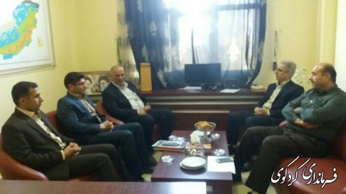 نشست جمالی فرماندار کردکوی با داداشی مدیر کل هواشناسی و مقدم مدیریت بحران استان 