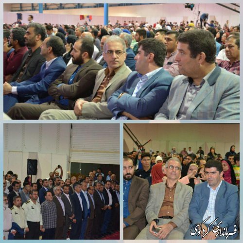 حضورجمالی فرماندار کردکویدرآئین گشایش یازدهمین جشنواره بین المللی فرهنگ اقوام درگرگان 