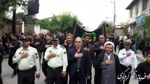 مراسم باشکوه عزاداری  هیئات  مذهبی محلات شهر کردکوی  و روستاهای این شهرستان