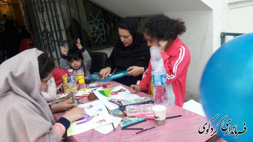 مسابقه نقاشی کودکان در تالار ارشاداسلامی کردکوی برگزار شد