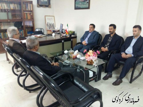 دیدار رئیس دادسرای نظامی استان با جمالی فرماندار کردکوی