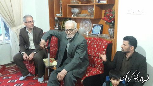 جمالی فرماندار کردکوی، با مجید عقیلی ازپیشکسوتان و قهرمانان کشتی ایران
