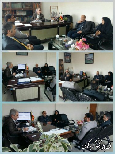 اعضای شورای اسلامی ودهیار روستای یساقی باجمالی فرماندار کردکوی دیدار کرد
