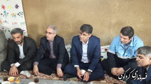 بازدید نماینده مردم منطقه به اتفاق فرماندار از دهکده گردشگری کردکوی