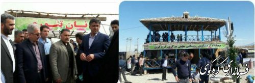 بازدید نماینده مردم منطقه به اتفاق جمالی فرمانداروبخشدار مرکزی از دهکده گردشگری کردکوی 