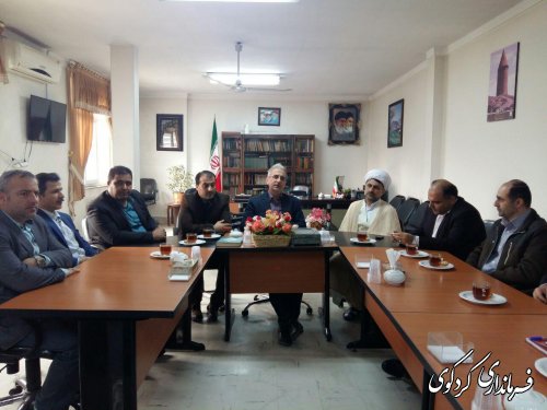 دیدار نوروزی مدیران شهرستان با جمالی فرماندار کردکوی 