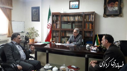 نشست جمالی فرماندارکردکوی با رؤسای حوزه بهداشت ودرمان, بهزیستی وتامین اجتماعی
