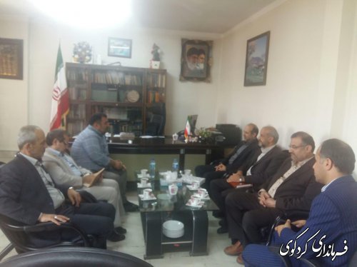 دیدار مدیرعامل شرکت گاز استان با فرماندارکردکوی 