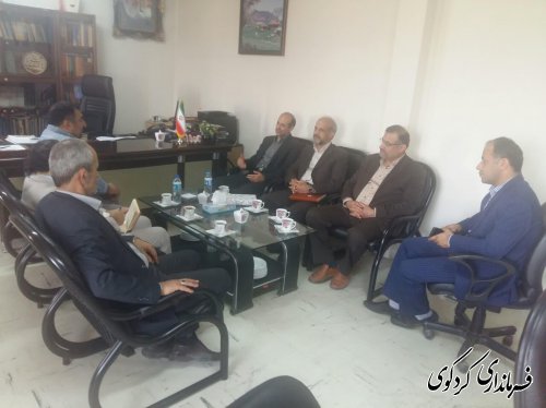 دیدار مدیرعامل شرکت گاز استان با فرماندارکردکوی 