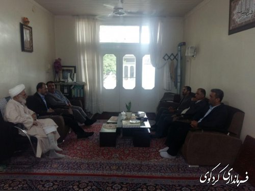 قدمنان فرماندارکردکوی باتفاق ثقفی ریاست جهاددانشگاهی استان دیدار و گفتگو کردند.