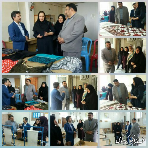 بازدید فرماندارکردکوی از فنی و حرفه ای واحدخواهران شهرستان کردکوی 