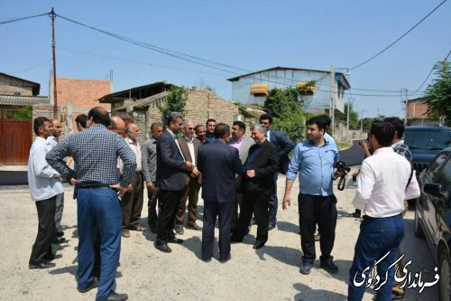 بهره برداری از  طرح هادی و زیر سازی و اسفالت چندین روستای شهرستان کردکوی