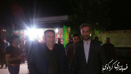 حضور فرماندار و بخشدارمرکزی در مراسم عزای ماه محرم در مساجد شهرو روستاهای کردکوی 