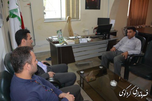 بازدید سرزده معاون سیاسی امنیتی فرمانداری کردکوی از اداره محیط زیست شهرستان