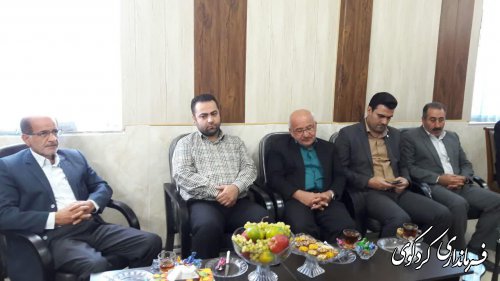 معاون سیاسی امنیتی واجتماعی و روسای دانشگاههای شهرستان با فرمانده انتظامی شهرستان کردکوی  دیدار و گفتگو کردند