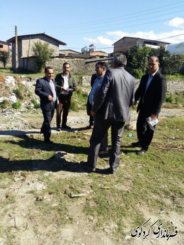 بازدید و دیدار از مردم  یکی از محله های روستای سرکلاته کردکوی