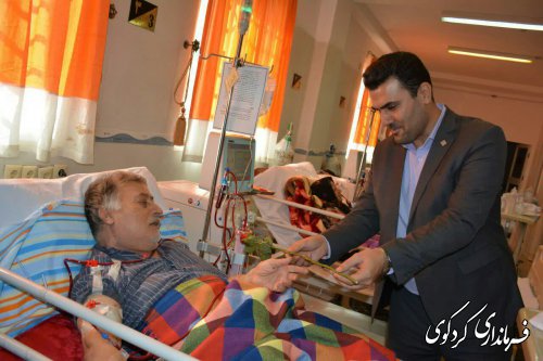 از بخش بیماران دیابتی بیمارستان شهر کردکوی باز دید کرد