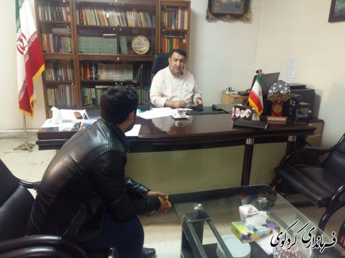 ملاقات عمومی تعدادی از شهروندان با ابراهیم قدمنان فرماندار کردکوی