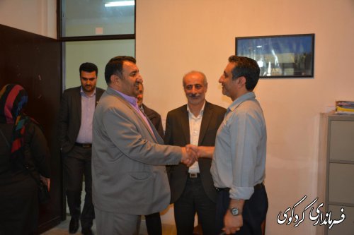 مدیرکل امور اداری و مالی استانداری گلستان با فرماندار کردکوی دیدار و گفتگو کرد