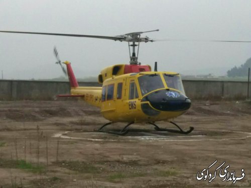 بازدید رییس  سازمان هواپیمایی کشور از پد بالگردی اورژانس بیمارستان کردکوی انجام شد