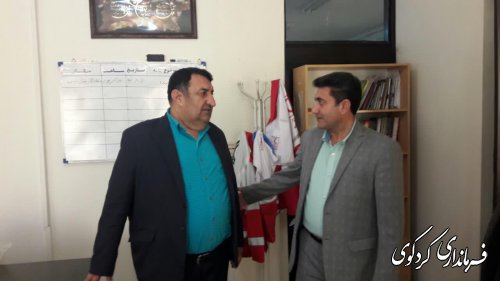 فرماندار کردکوی از جمعیت هلال احمر شهرستان کردکوی بازدید کرد