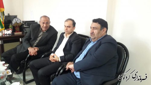 دیدار اعضای اتحادیه انجمنهای اسلامی بندر گز با فرماندار کردکوی