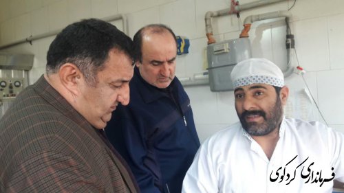 بازدیدهای سرزده ابراهیم قدمنان فرماندار کردکوی از نانوایی های سطح شهرستان