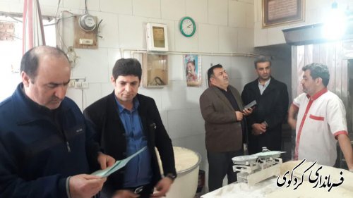 بازدیدهای سرزده ابراهیم قدمنان فرماندار کردکوی نانوایی های سطح شهرستان.