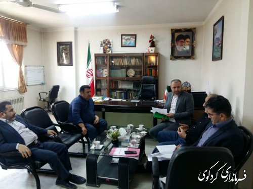 تشکیل آخرین جلسه هیات تطبیق مصوبات شورای شهر کردکوی به ریاست قدمنان فرماندار