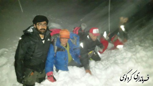 عیادت فرماندار کردکوی از نجات یافتگان از برف در بیمارستان کردکوی