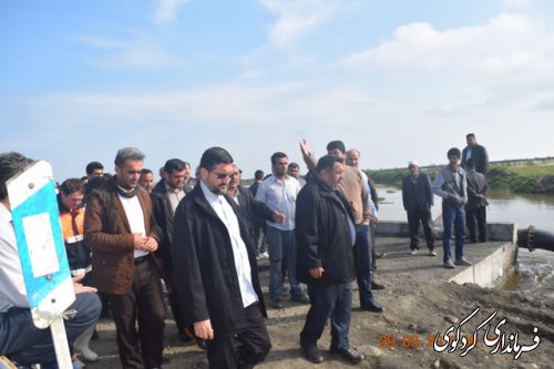 بازدید مهندس غراوی سرپرست استانداری گلستان از مناطق سیلزده کردکوی