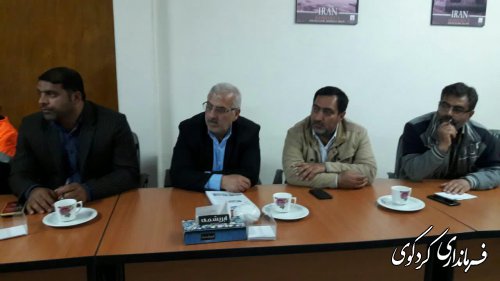  سومین جلسه اضطراری ستاد مدیریت بحران کردکوی برگزار شد