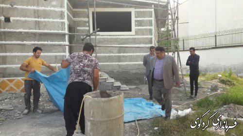 ابراهیم قدمنان فرماندار کردکوی از ساختمان در حال ساخت کانون پرورش فکری کودکان و نوجوانان شهرستان بازدید کرد 