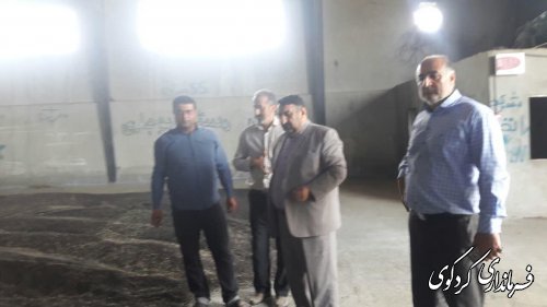 باز دید فرمانداراز چند مرکز خرید و انبارهای تحویل کلزای شهرستان کردکوی