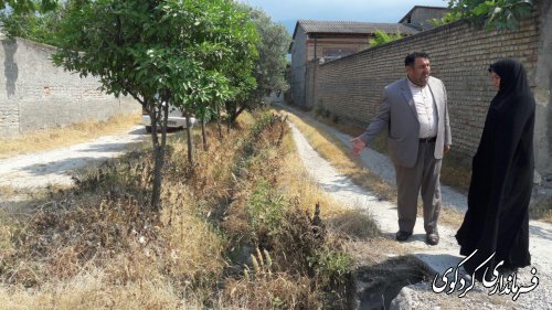بازدید مدیرکل دفتر امور شهری و شوراهای استان از سطح شهر کردکوی