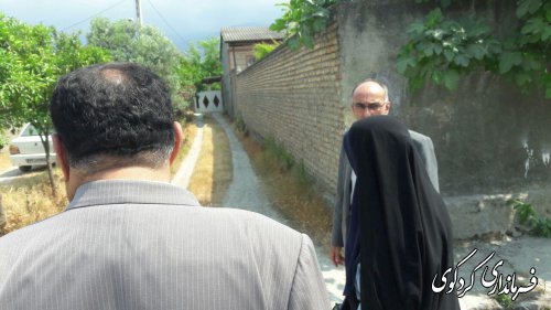 بازدید مدیرکل دفتر امور شهری و شوراهای استان از سطح شهر کردکوی