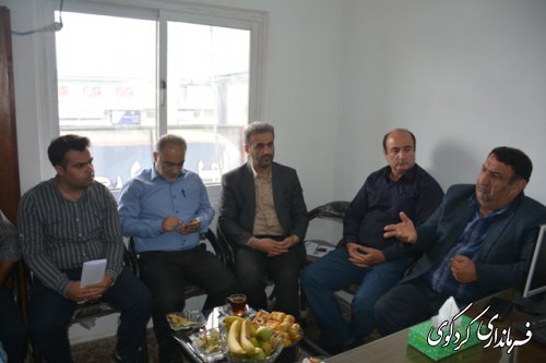 نشست اعضای شرکت تعاونی دهیاران شهرستان کردکوی با فرماندار