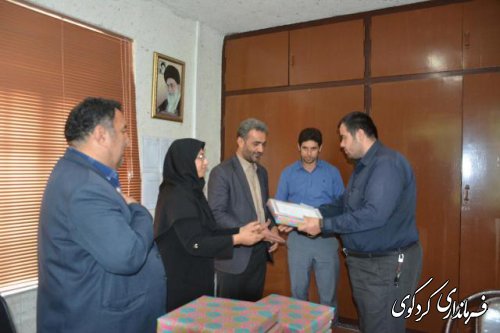   از خدمات ارزنده کارکنان بهزیستی شهرستان از سوی فرماندارکردکوی تقدیر شد