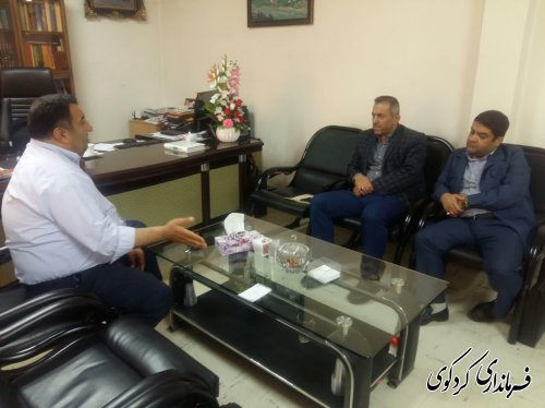دیدار دو تن از بازرسان استانداری گلستان با فرماندار کردکوی