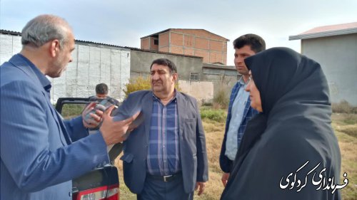 بازدید از زمین احداث خانه مهربازنشستگان  /دیدار با اعضای کانون بازنشستگان فرهنگیان کردکوی 